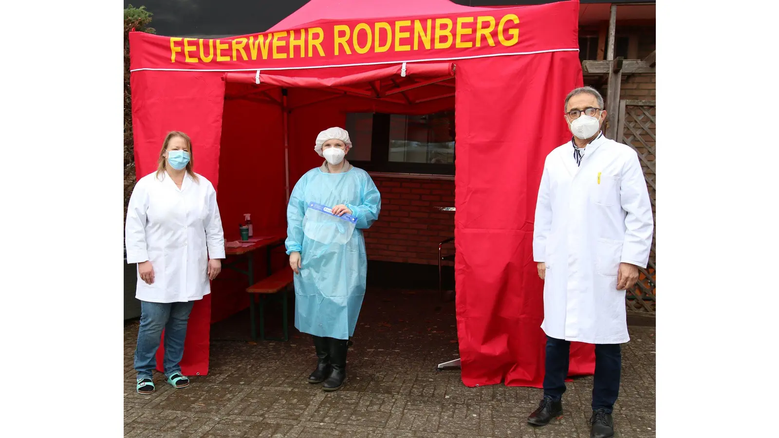 Rodenberger nehmen Schnelltest-Möglichkeit rege an (Foto: bb)