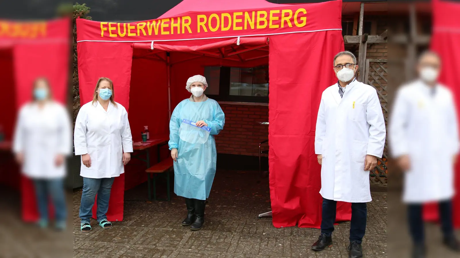 Rodenberger nehmen Schnelltest-Möglichkeit rege an (Foto: bb)