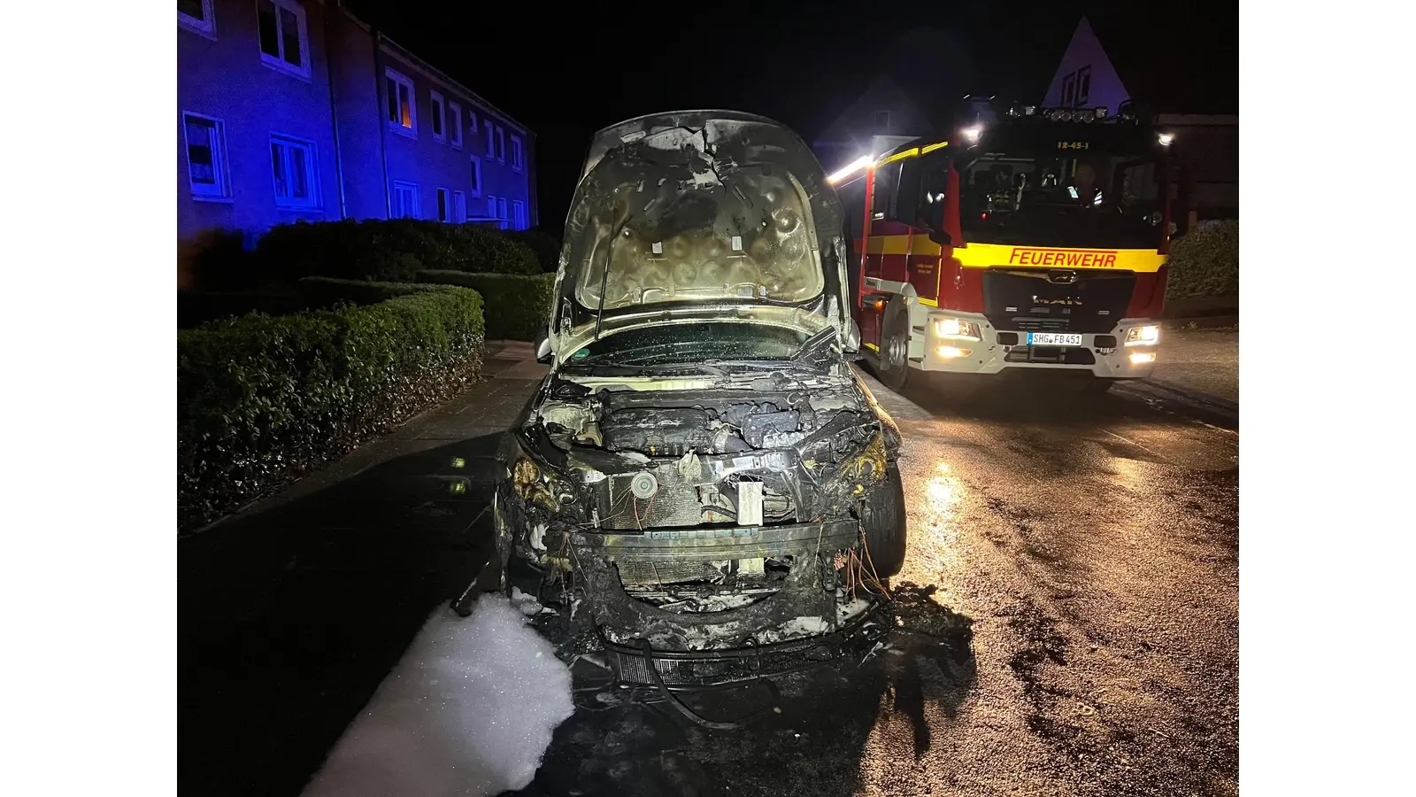 Im April war der Verdächtige nach einer Brandstiftung an dem Pkw festgenommen worden. (Foto: privat)