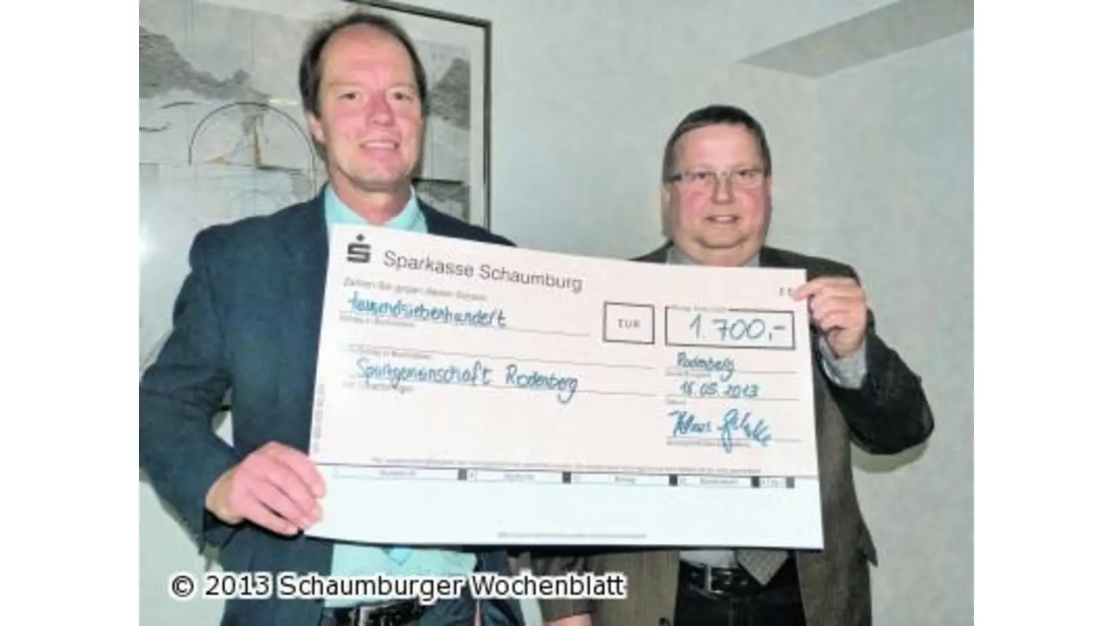 Viel Geld für den Sport (Foto: pd)