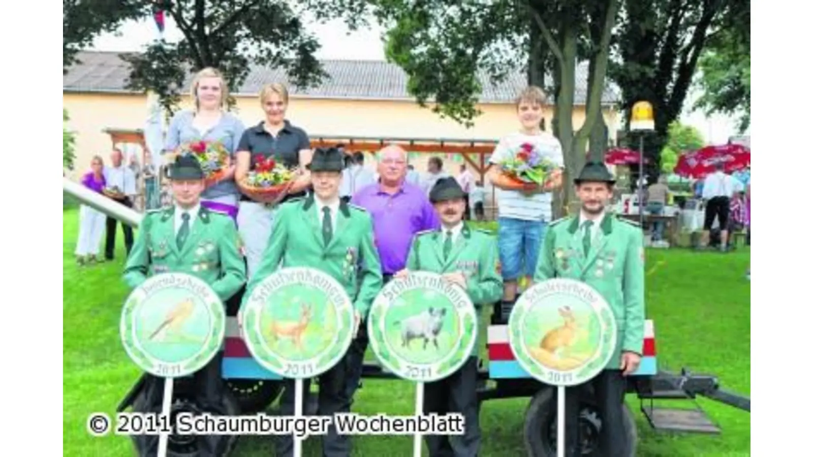 Familie Stege trifft ins Schwarze (Foto: bb)