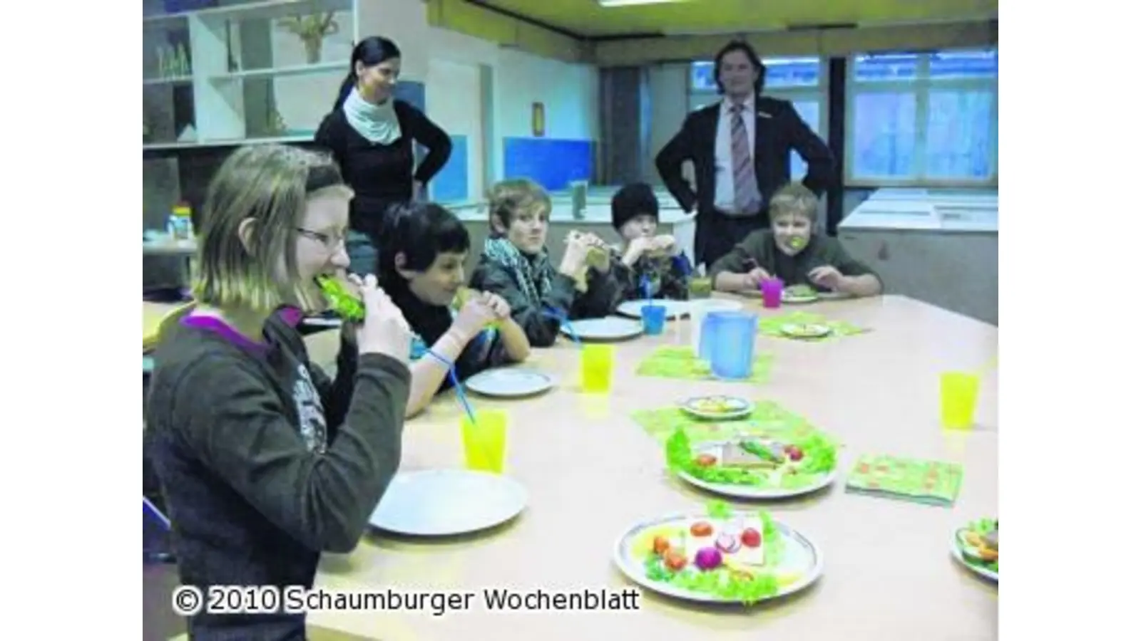 Das Grünzeug schmackhaft arrangiert (Foto: wa)