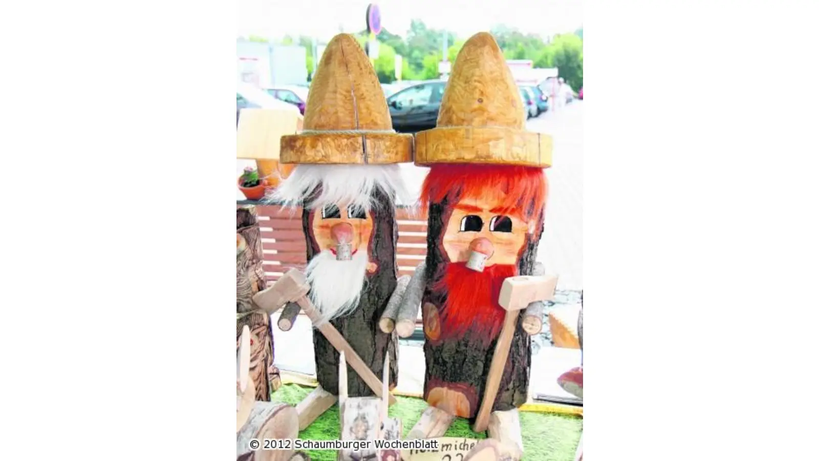 Schütze aus Leinen und Kürbisschnitzen (Foto: bb)