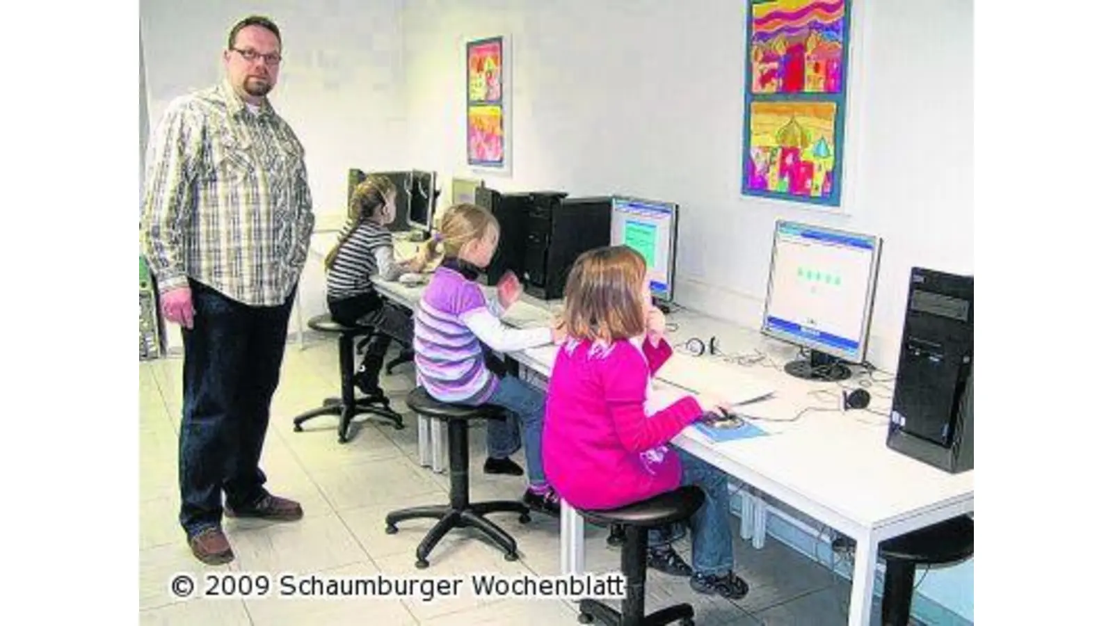 Computerraum modernisiert (Foto: wtz)