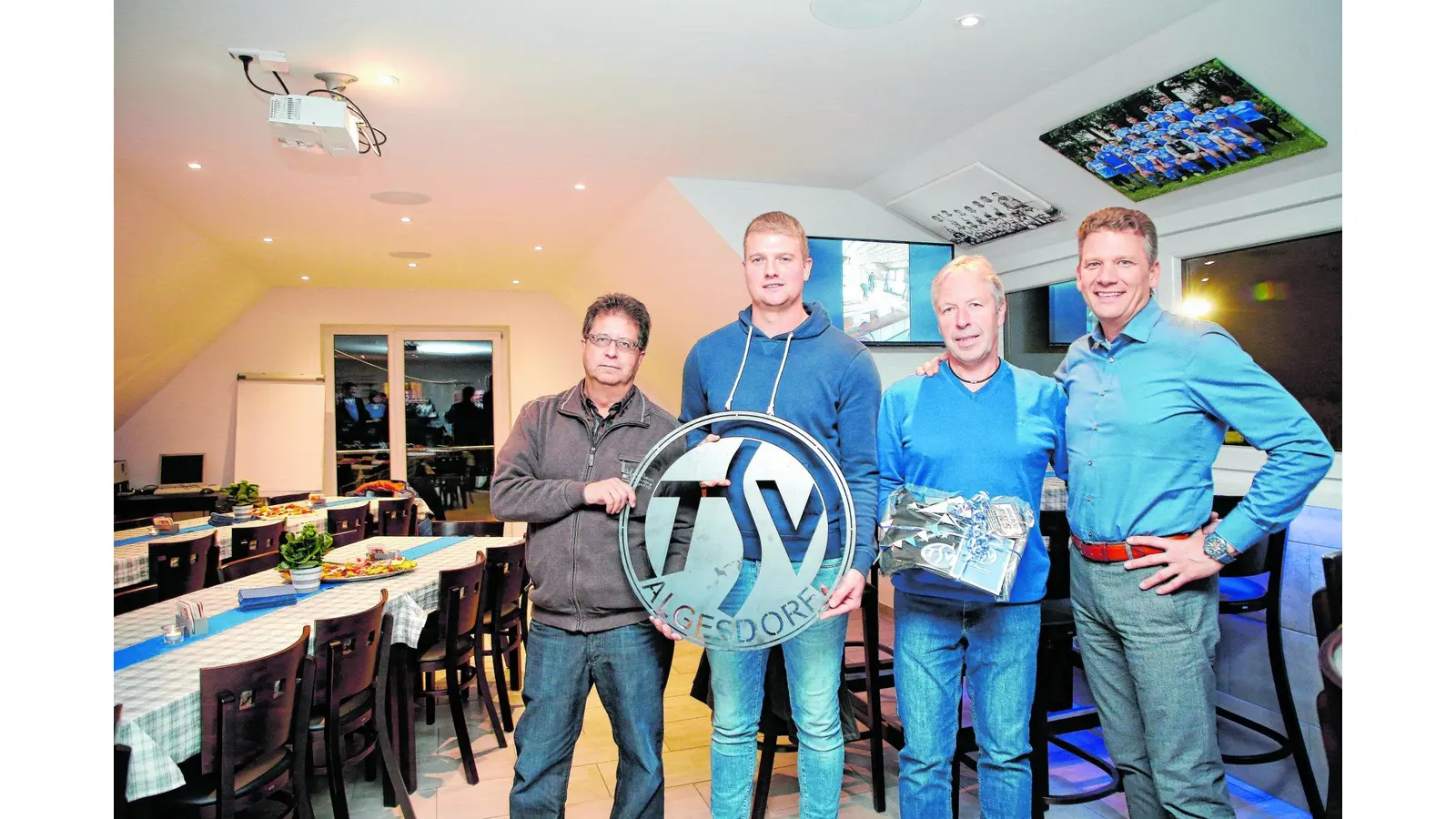 TSV ist stolz auf das renovierte Sportheim (Foto: jl)