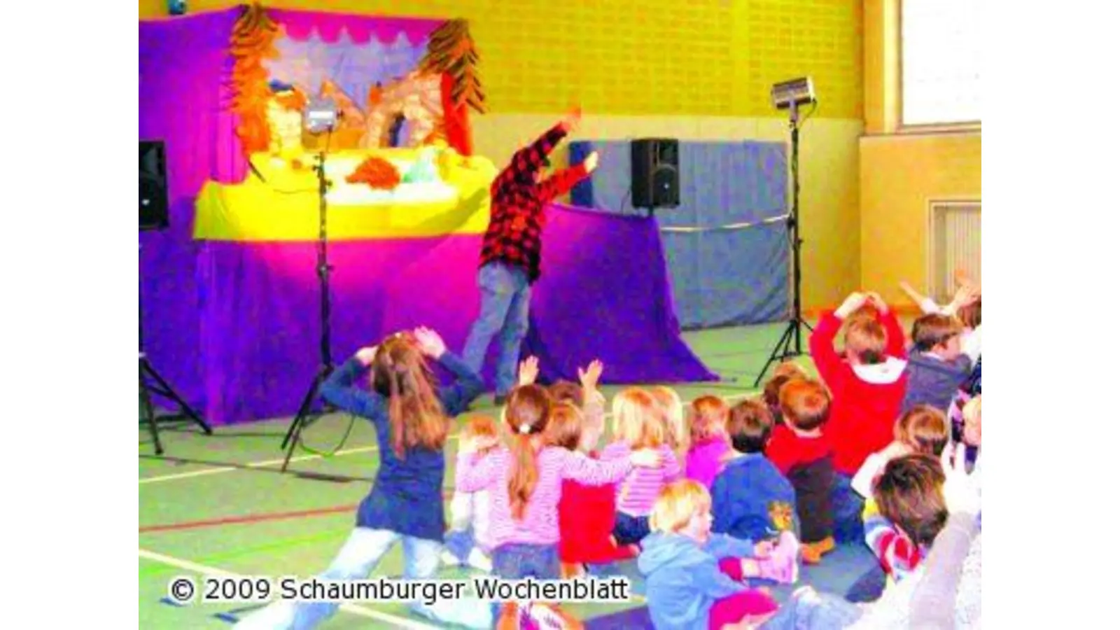 Mitmach-Theater begeistert Turnkinder (Foto: red)