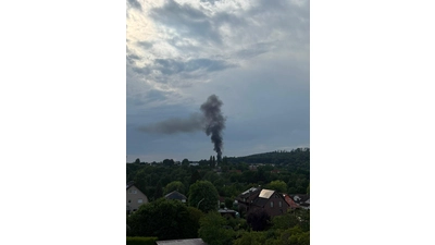 Bereits auf der Anfahrt konnte eine massive Rauchentwicklung festgestellt werden.  (Foto: privat)