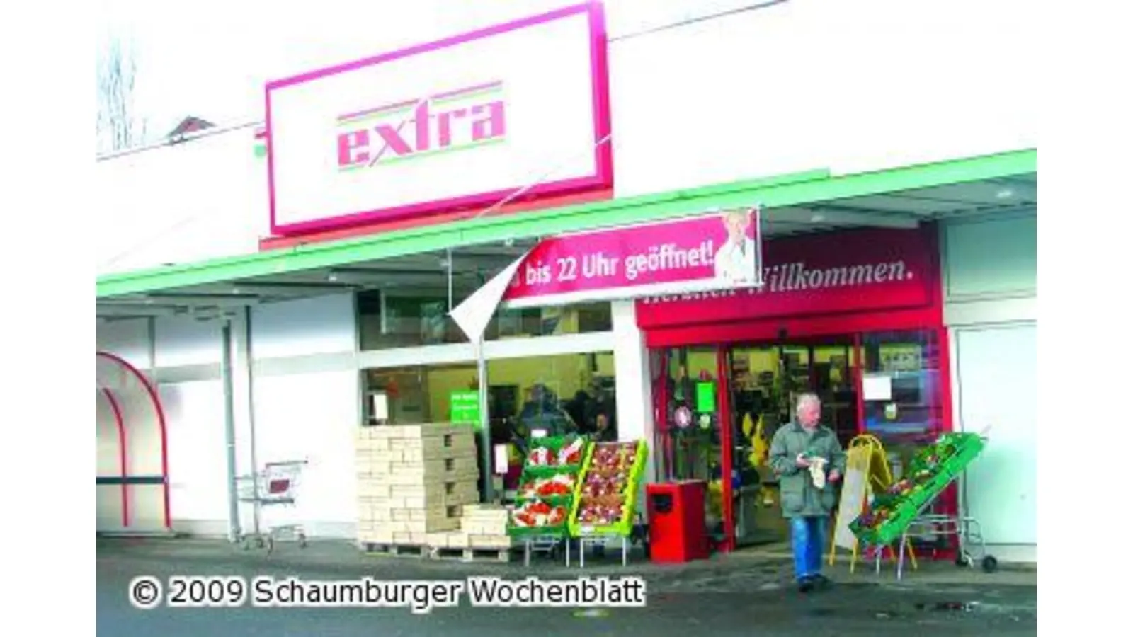 Aus Extra wird demnächst Rewe (Foto: km)