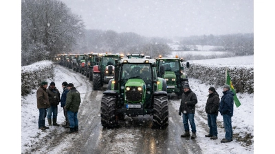 Heute wird durch die angekündigte Demonstration mit Verkehrsbeinträchtigung gerechnet (Symbolfoto). (Foto: KI)