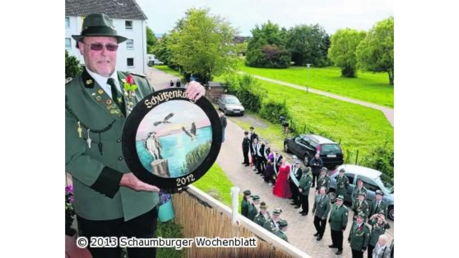 Die Grünröcke feiern zwei in einem (Foto: bt)