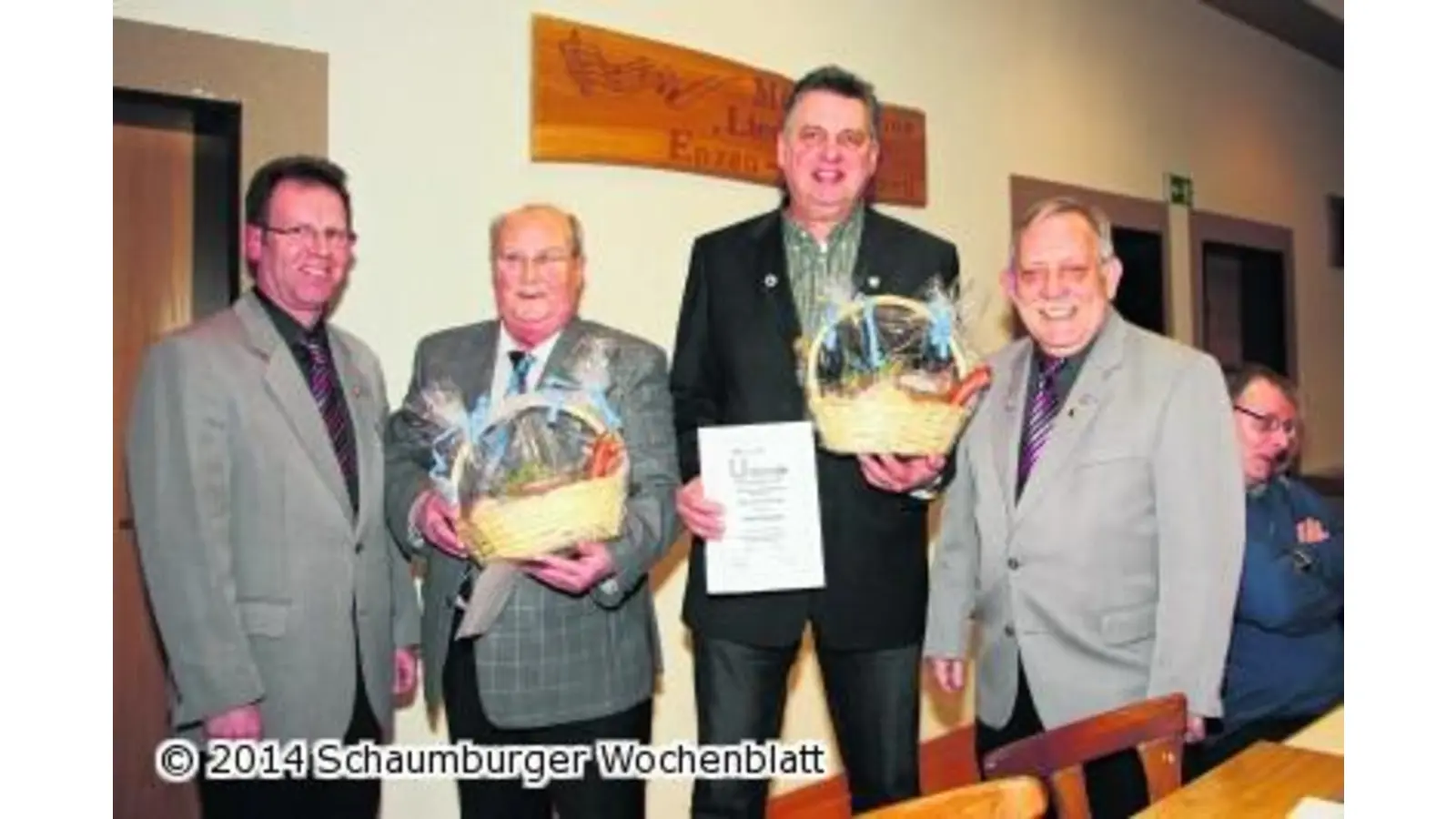 Männerchor lässt klangvolles Vereinsjahr Revue passieren (Foto: jl)