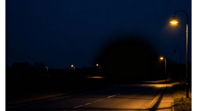 Symbolfoto Straßenbeleuchtung. (Foto: KI)