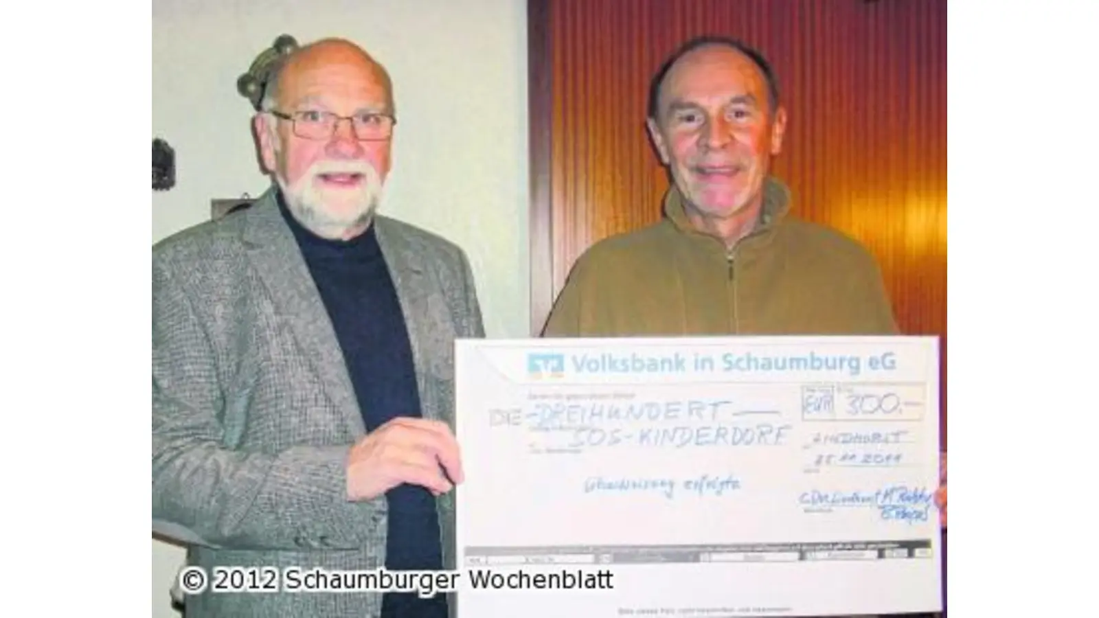 300 Euro-Spende der CDU für SOS-Kinderdörfer (Foto: bt)