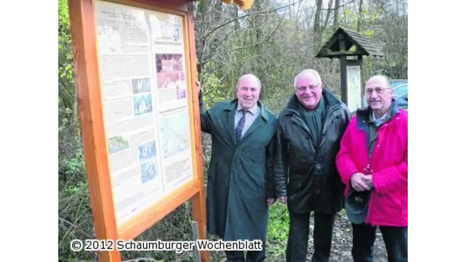 Neue Tafel macht Lust auf eine Wanderung (Foto: al)