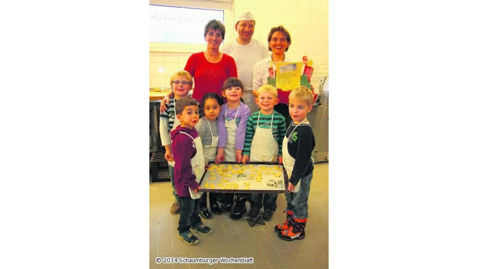 Kleine Bäcker krümeln und knuspern (Foto: jl)