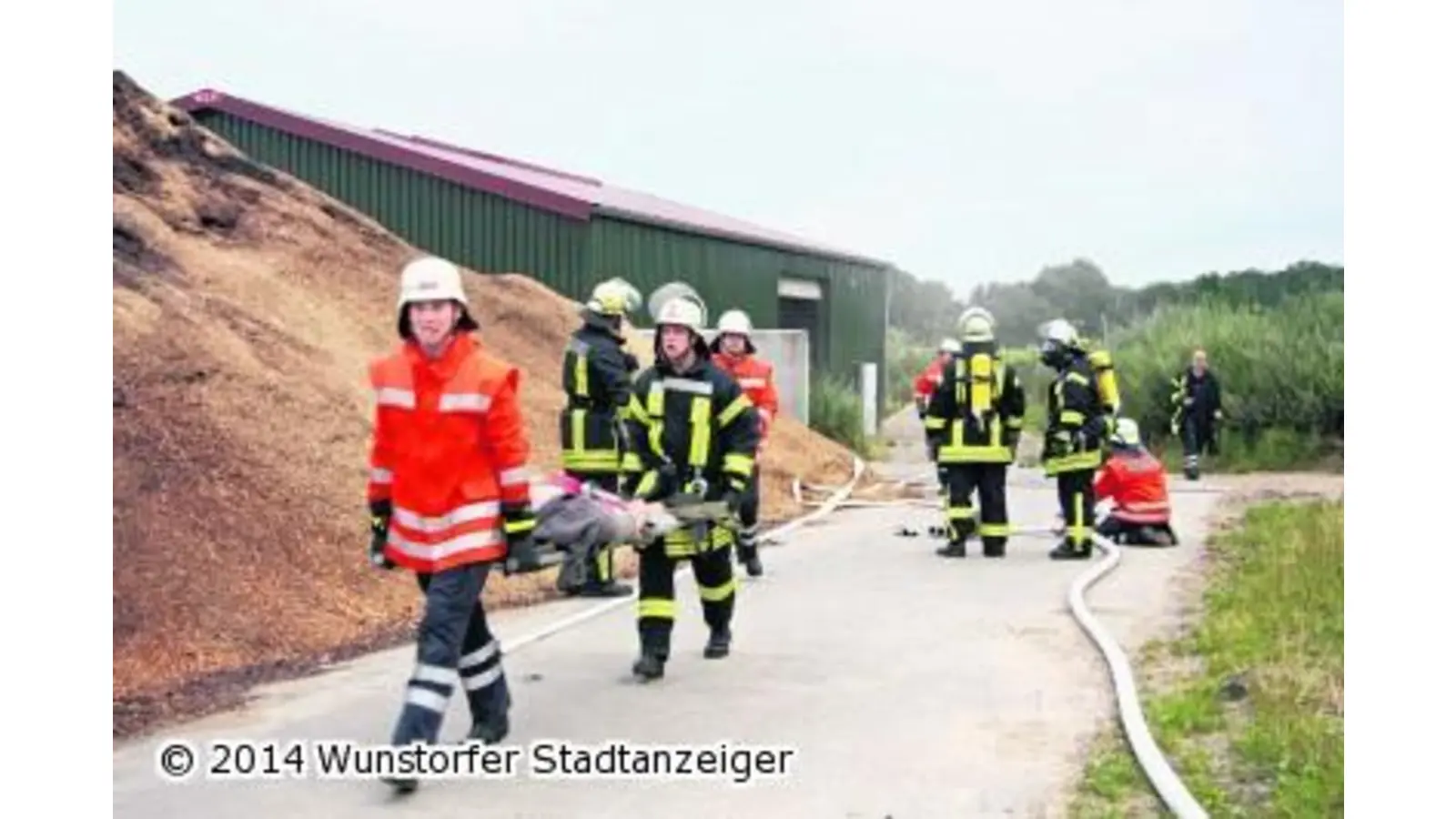 Ortswehren üben (Foto: gi)