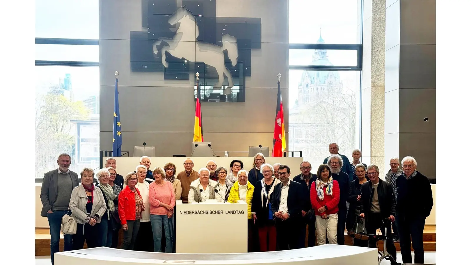 Landtagsbesuch. (Foto: privat)