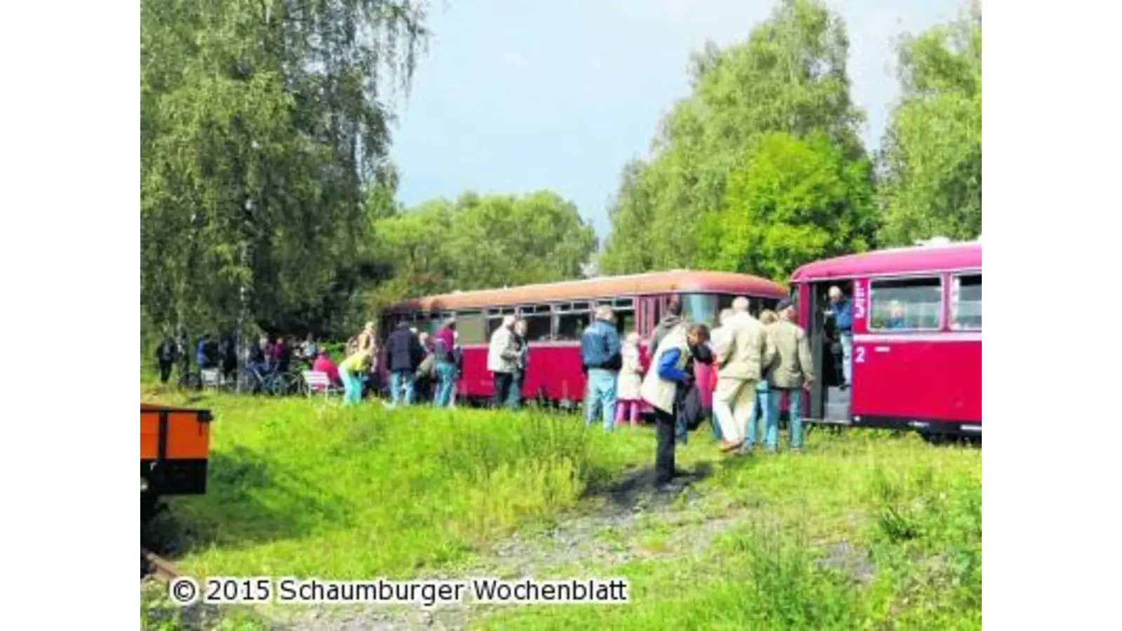 Schienenbus rollt in die Saison 2015 (Foto: bb)