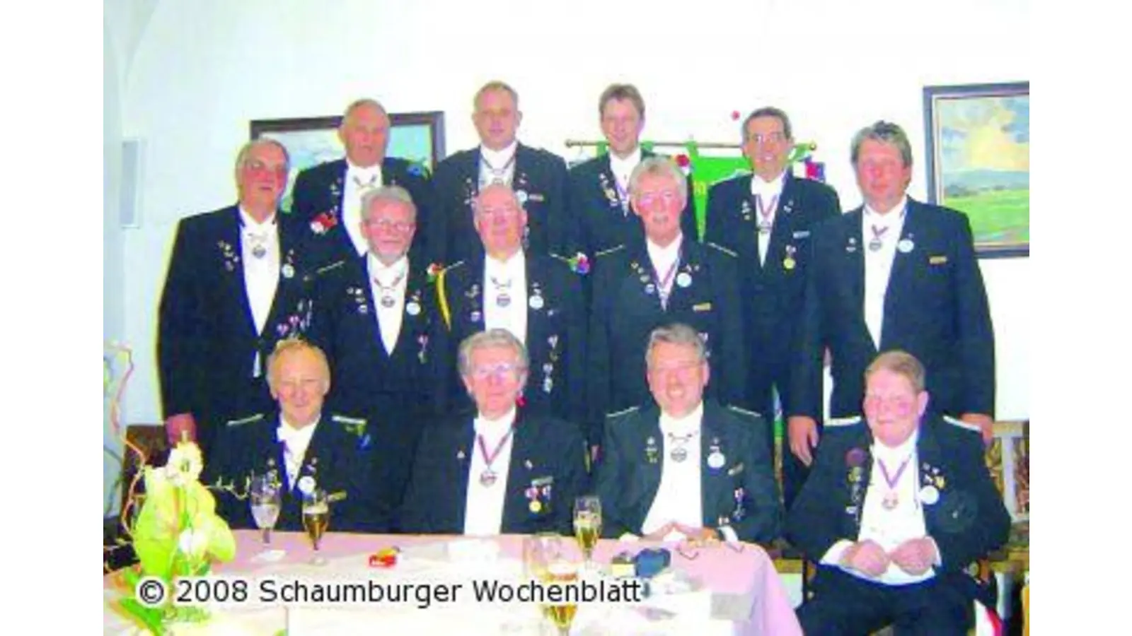 Ehrenmedaillen für die Chargierten (Foto: hb)