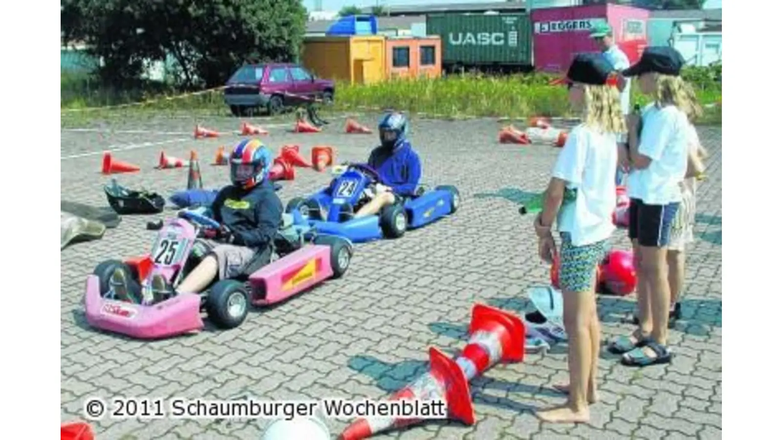 Kart-Fahren beim SFG (Foto: km)