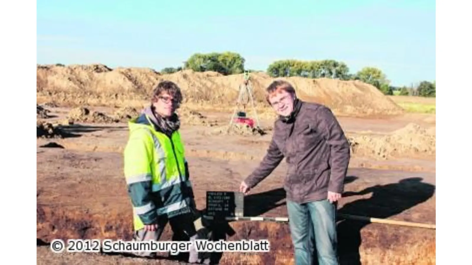 Auf der Baustelle des Gesamtklinikums stand einmal eine Siedlung der Eisenzeit (Foto: ag)