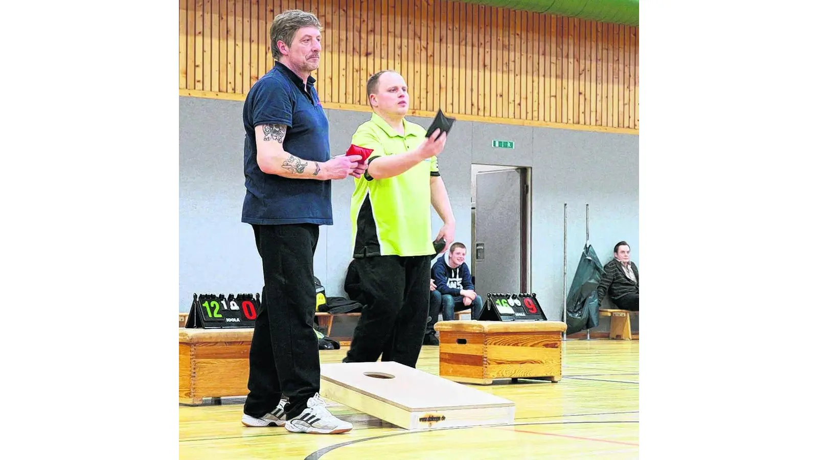 Cornhole-Sport erfreut sich der wachsenden Beliebtheit unter Spielern (Foto: em)