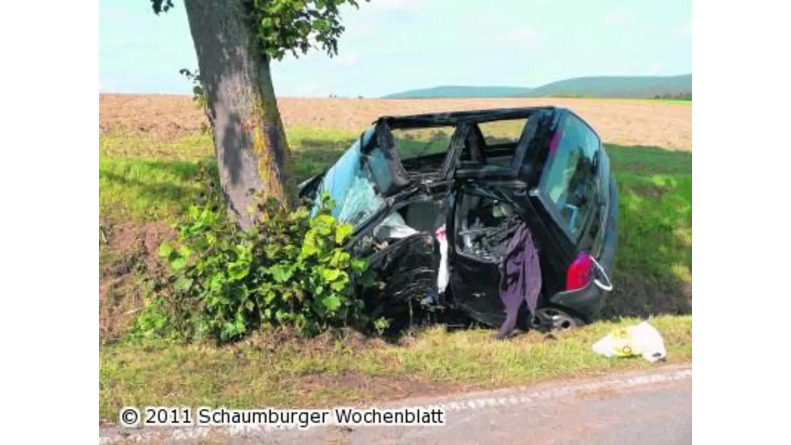 Polizei rätselt über Unfallhergang (Foto: al)