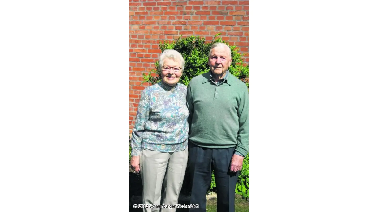 Besonderer Hochzeitstag nach sechzig Jahren Ehe (Foto: ag)