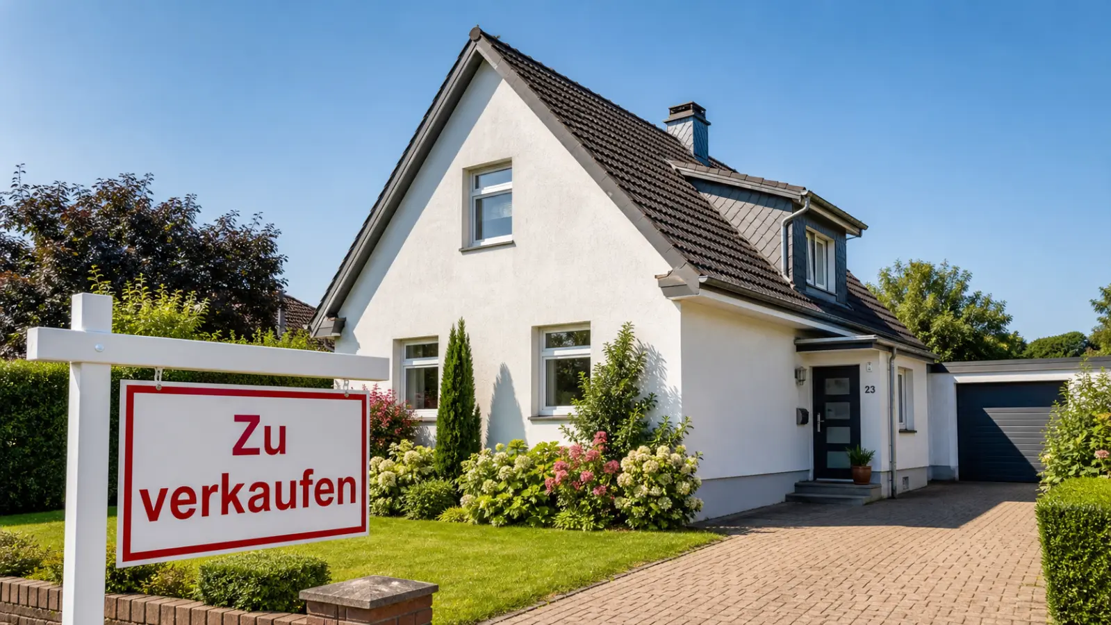 Gebrauchte Wohnimmobilien bleiben in Schaumburg und Niedersachsen ein teures Thema.  (Foto: KI)