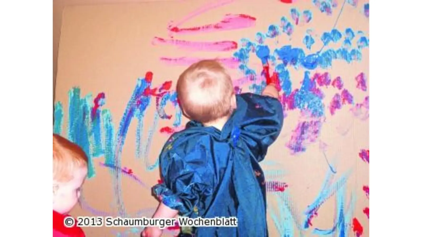 Krippenkinder machen Kunst (Foto: em)