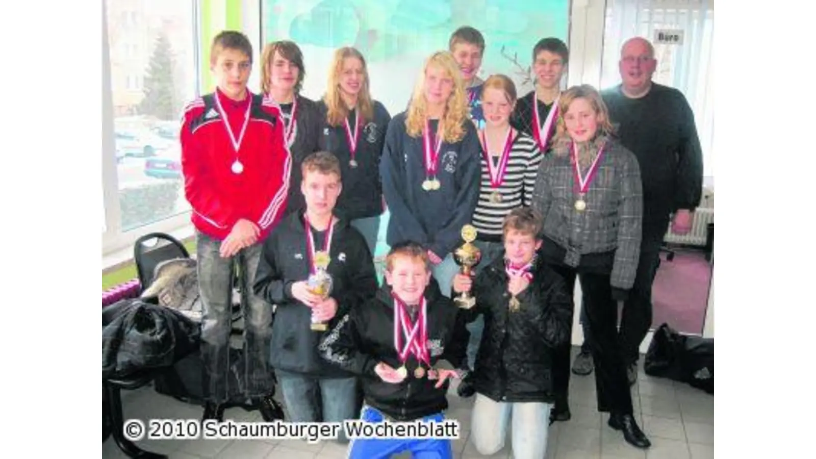 Die Nenndorfer Schwimmer siegen in Schönebeck (Foto: red)