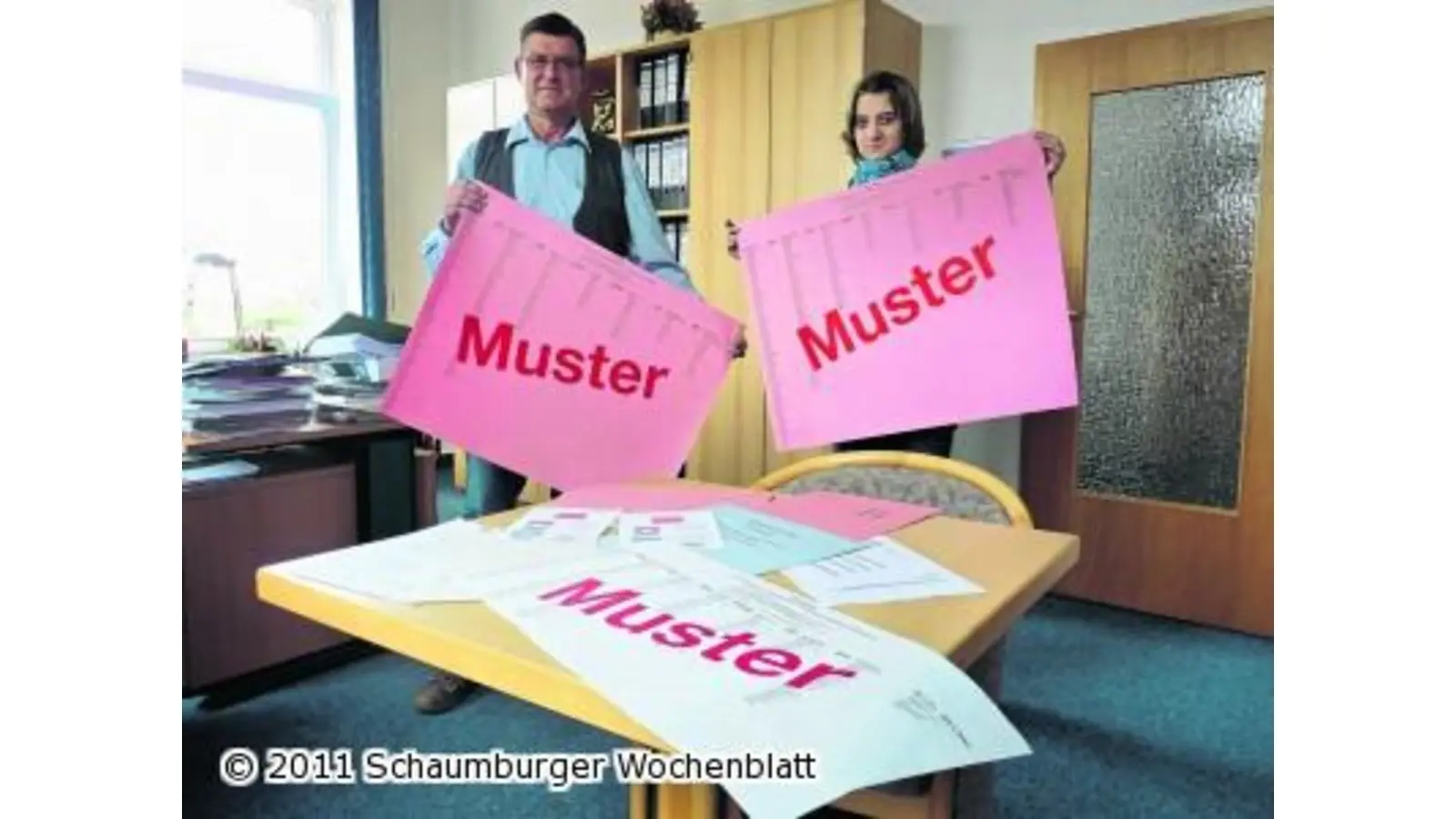 Sichtblenden für die Wahlkabine (Foto: pd)