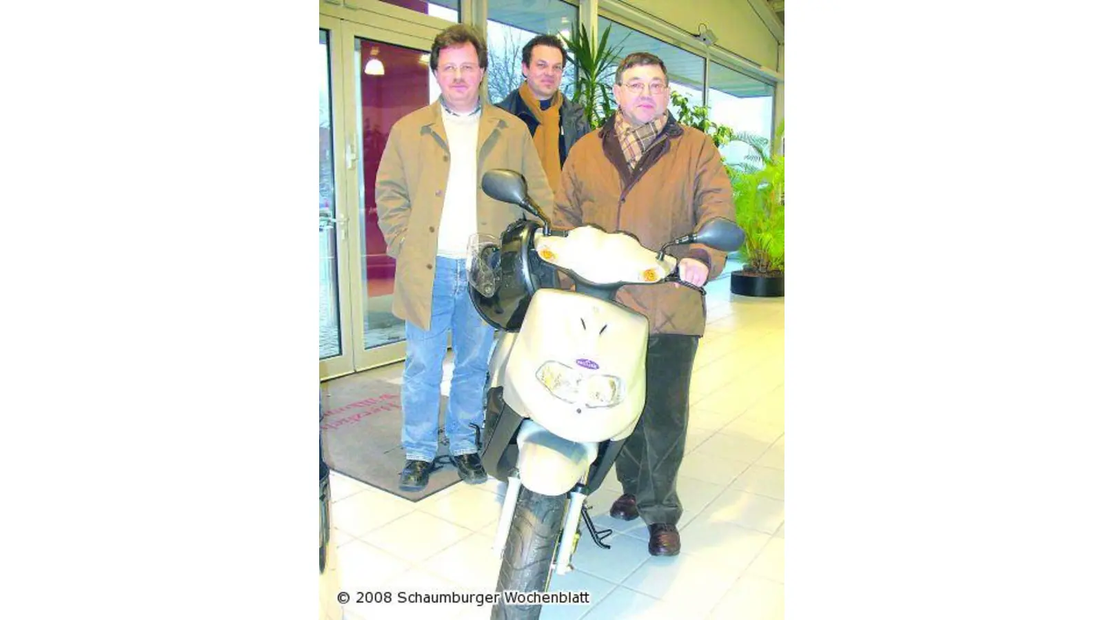 Willi Wenthe auf zwei Rädern (Foto: hb)