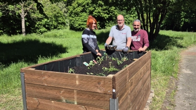 Eines der fertigen Hochbeete. (Foto: privat)