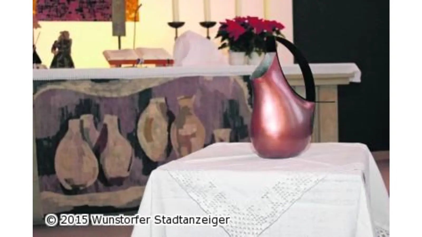 Kleines Tauffest mit neuer Kanne (Foto: tau)