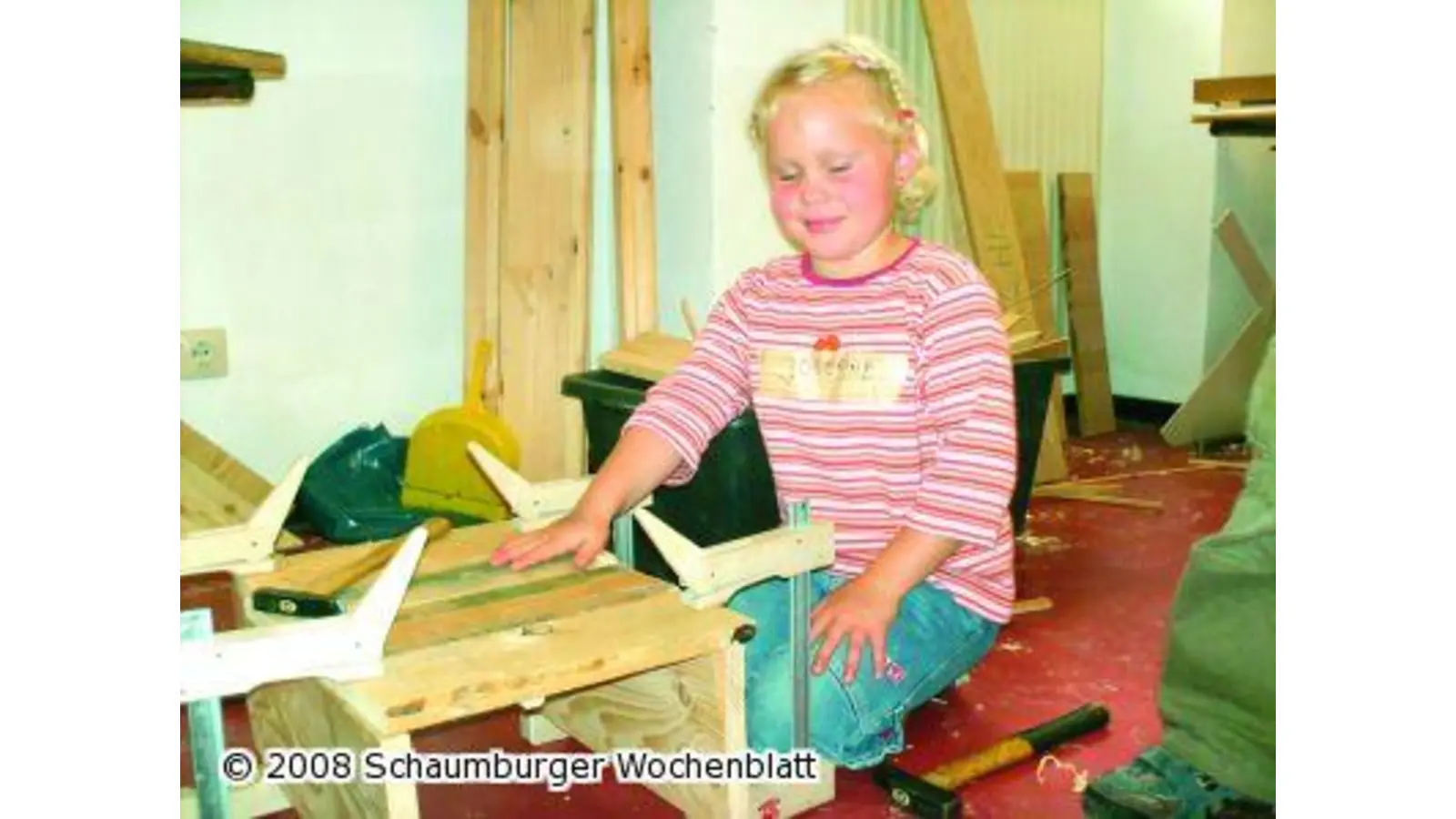 Wo gehobelt wird fallen Späne (Foto: nb)