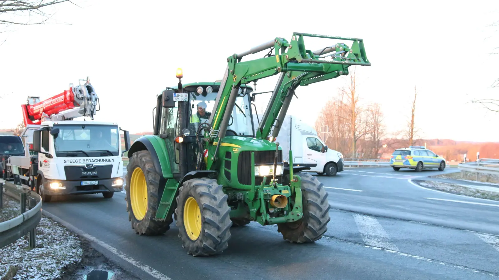 Für Mittwoch, den 31. Januar, sind wieder vielfältige Protestaktionen der Landwirte angemeldet.  (Foto: bb)