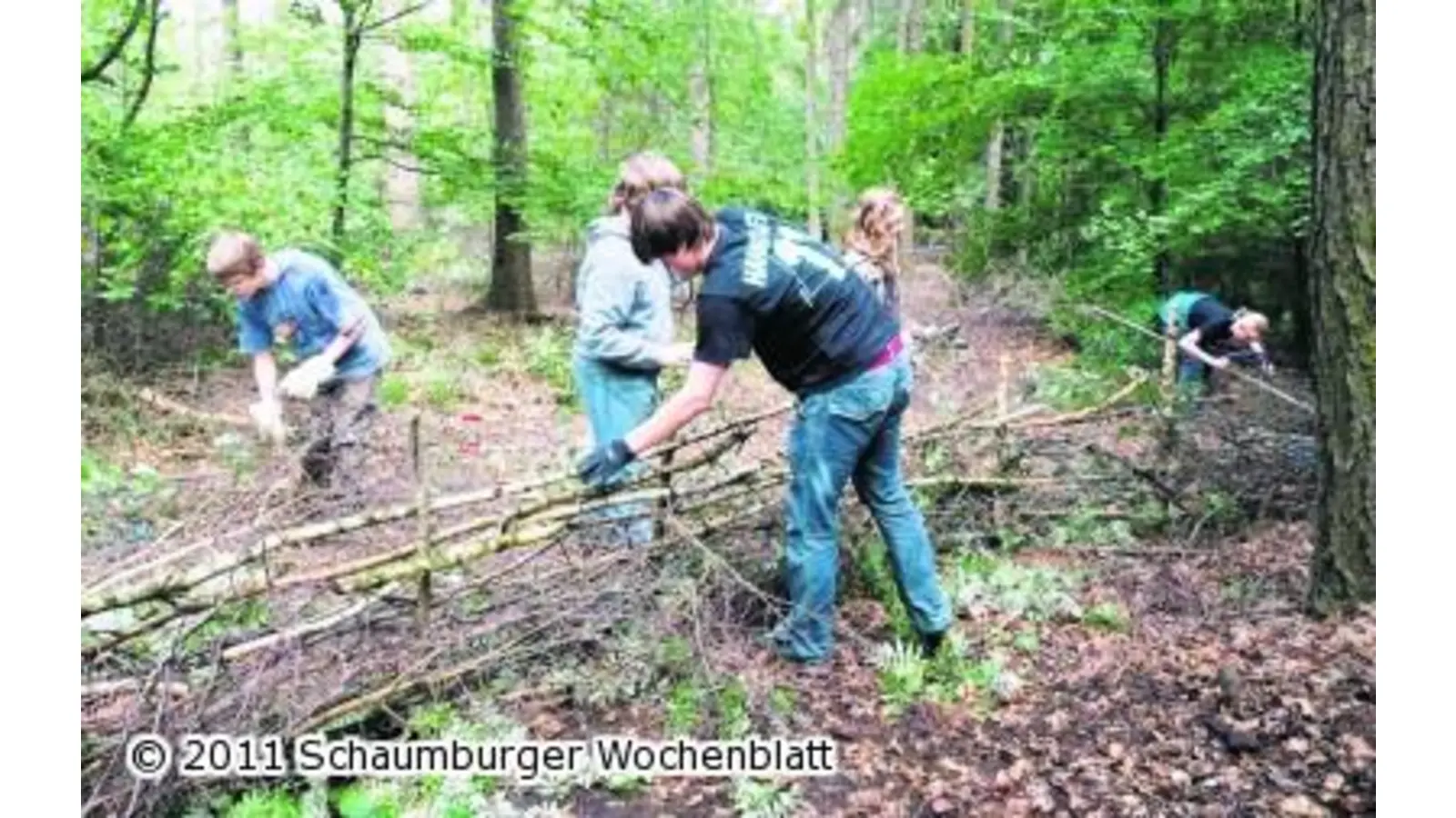 Baubeginn für Waldkirche und Kinderweg (Foto: red)