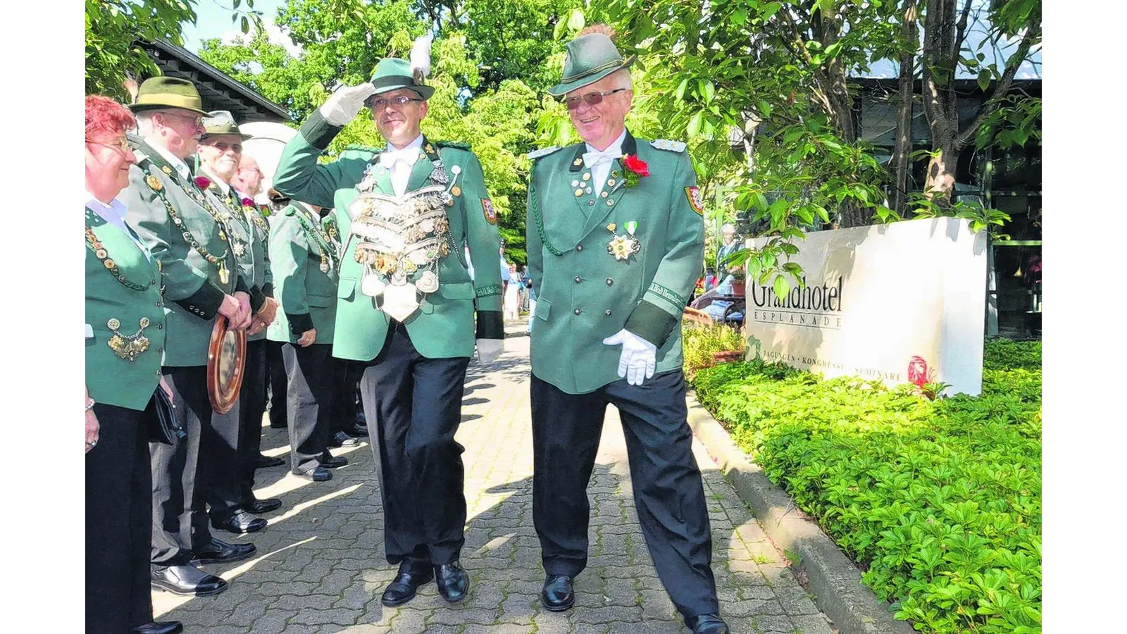 Kaiser und Könige geben sich die Ehre (Foto: bt)