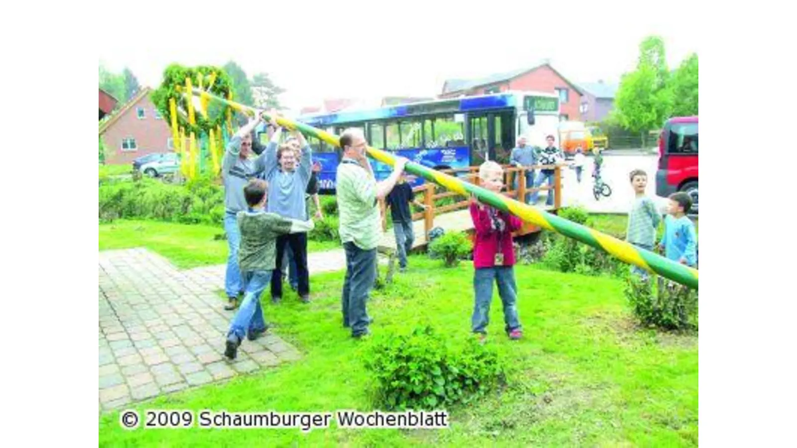 Maibaum kündigt den Frühling an (Foto: tt)