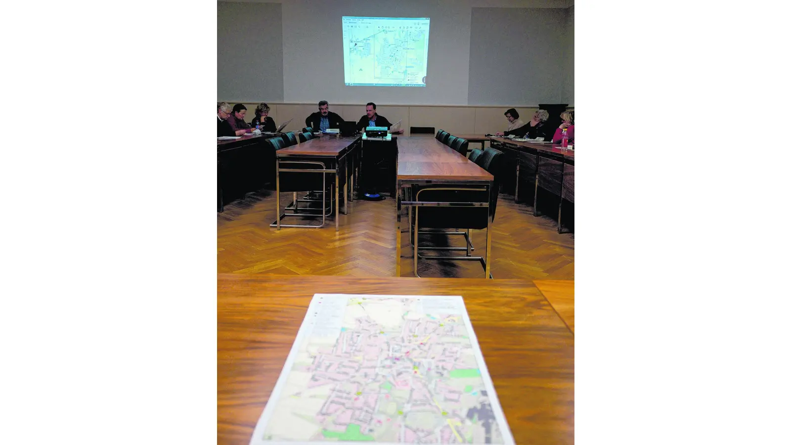 Eine hilfreiche Straßenkarte für alle Neuankömmlinge (Foto: wa)