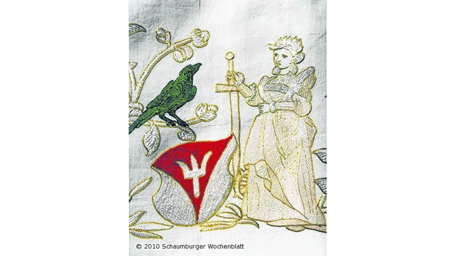 Ausstellung mit Stickereien von Clementine von Münchhhausen (Foto: km)