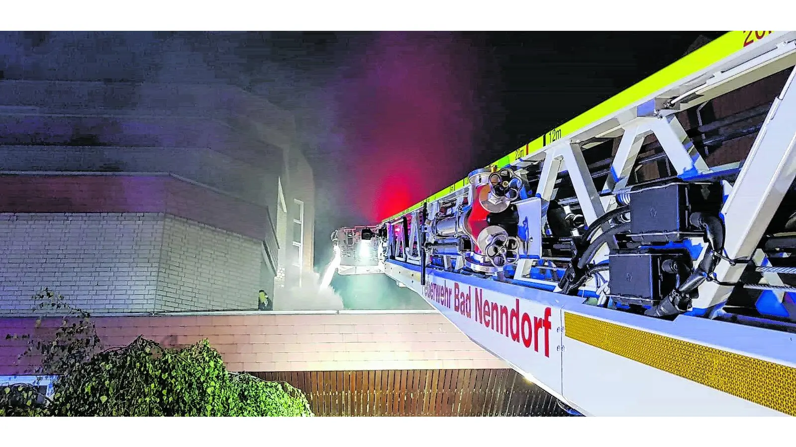 Starke Rauchentwicklung in Flüchtlingsunterkunft (Foto: red)