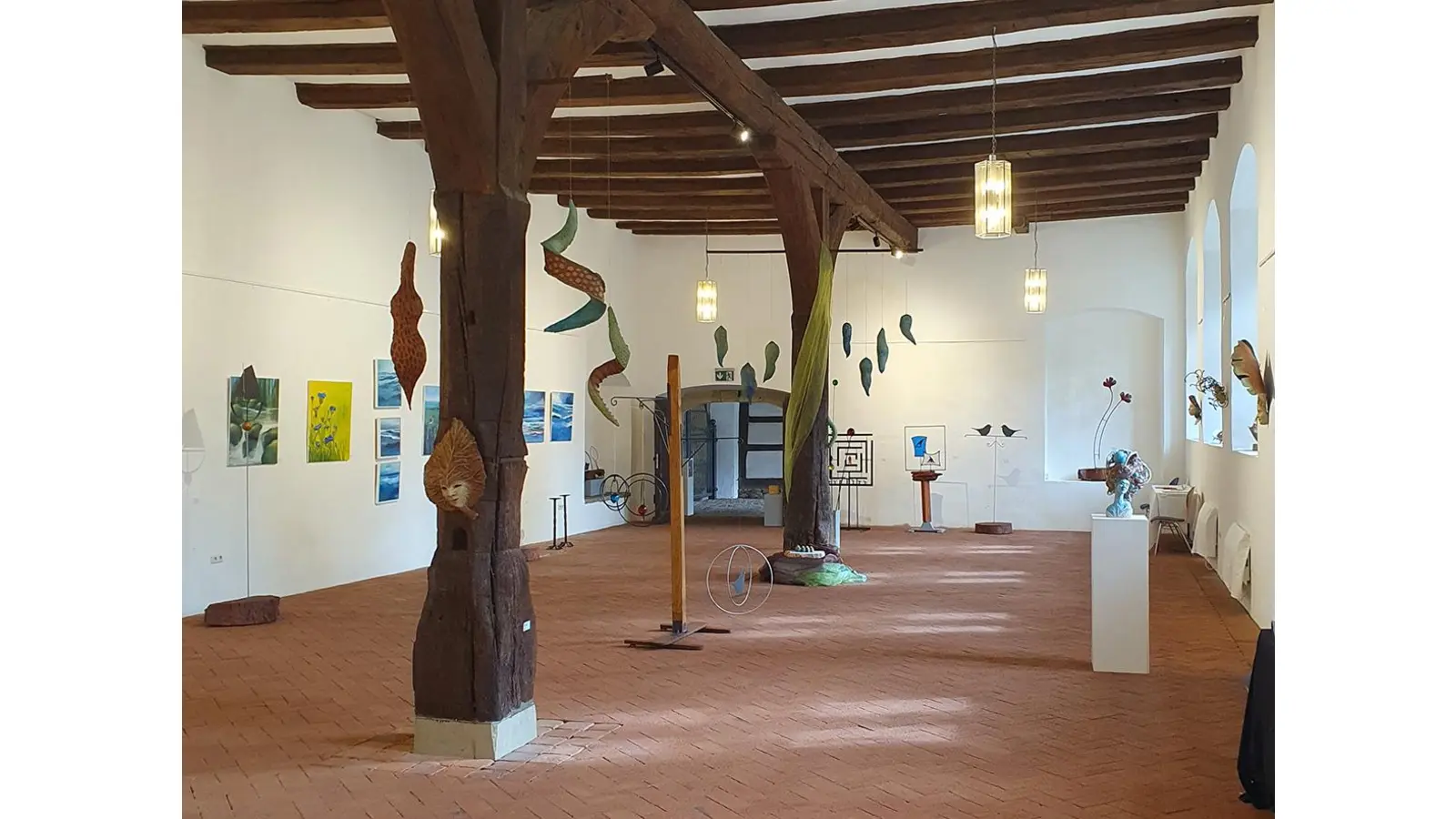 Kunstausstellung im Kloster Möllenbeck. (Foto: privat)