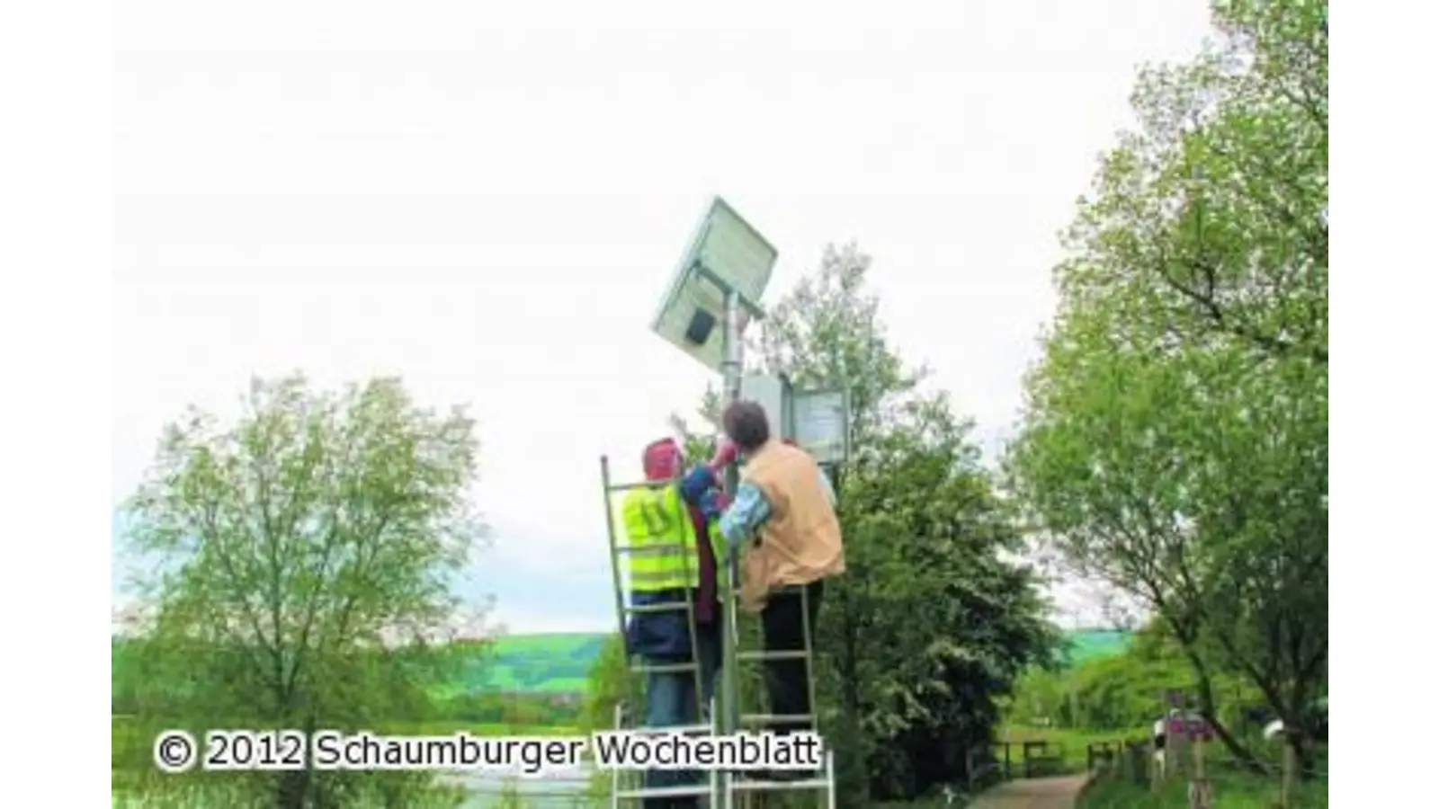 Neue Zählstellen für den Weser-Radweg (Foto: em)