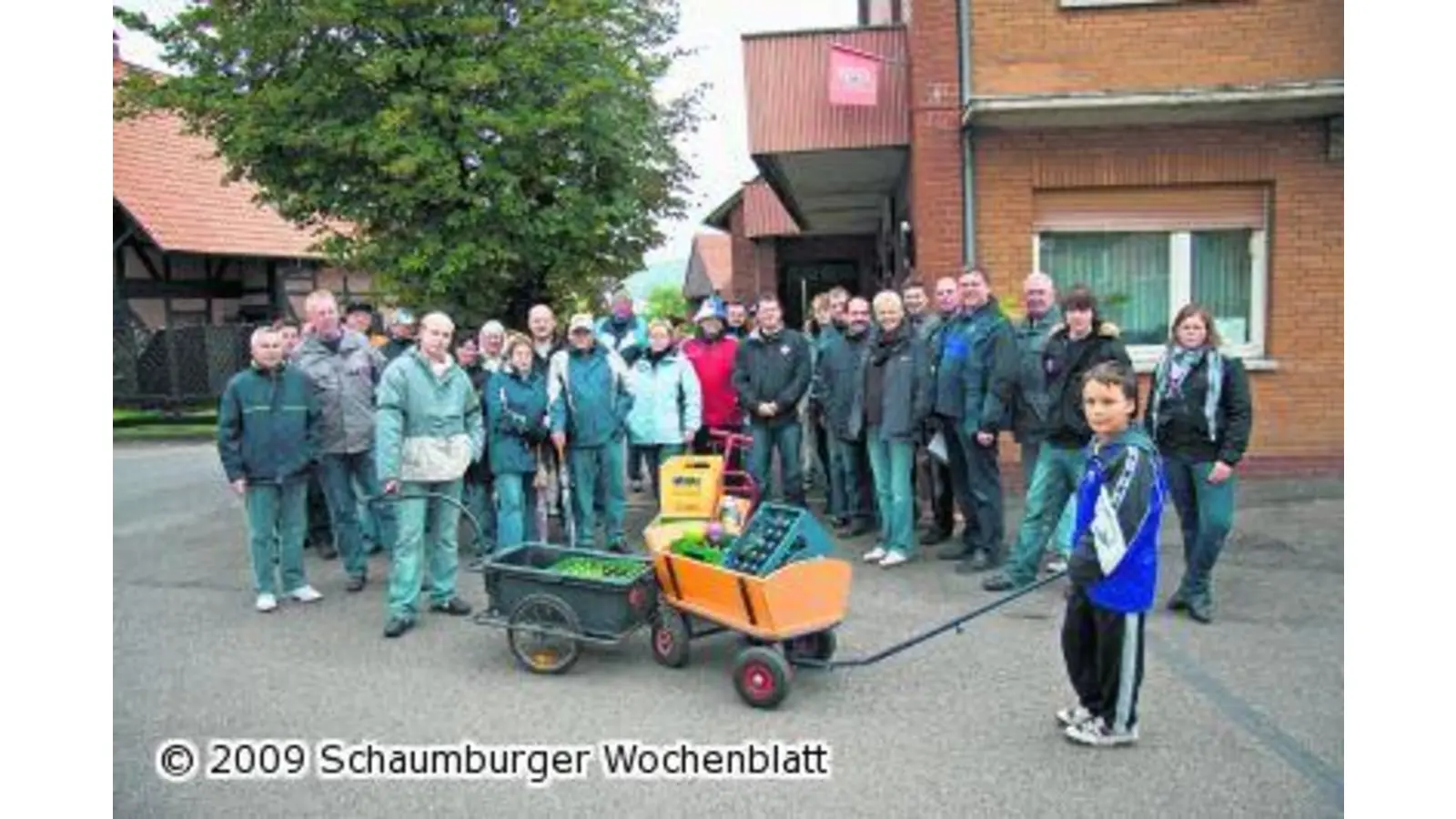 Luhdener treiben Gummikugeln durchs Dorf (Foto: red)