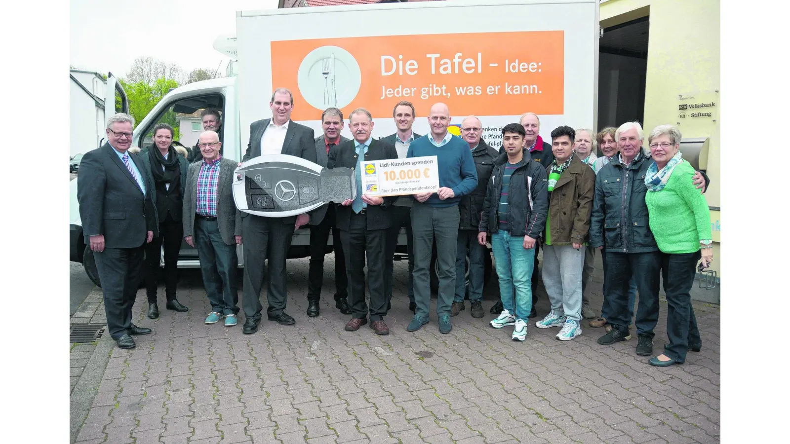 Neues Kühlfahrzeug für die Tafel (Foto: wa)