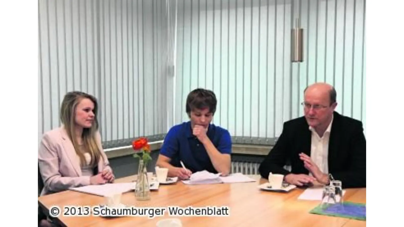 WBG-Schüler berichten aus dem Landtag (Foto: red)
