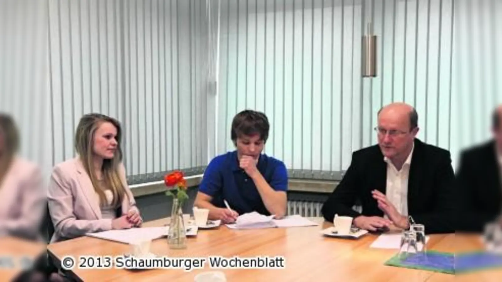 WBG-Schüler berichten aus dem Landtag (Foto: red)
