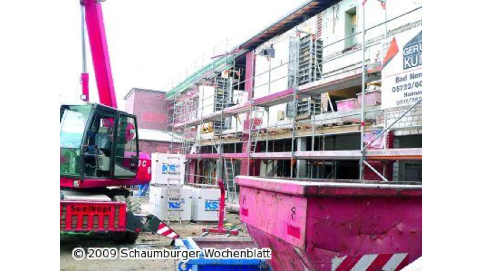 Alte Fabrik zeigt erste neue Konturen (Foto: al)